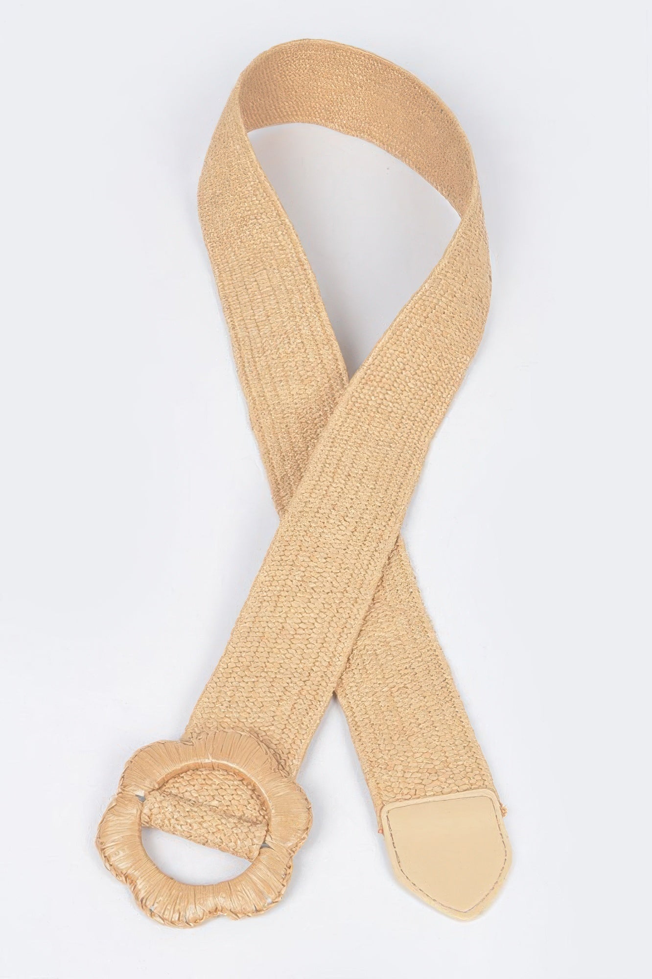 Faux Straw Elastic Belt - Crowned Energy CO.