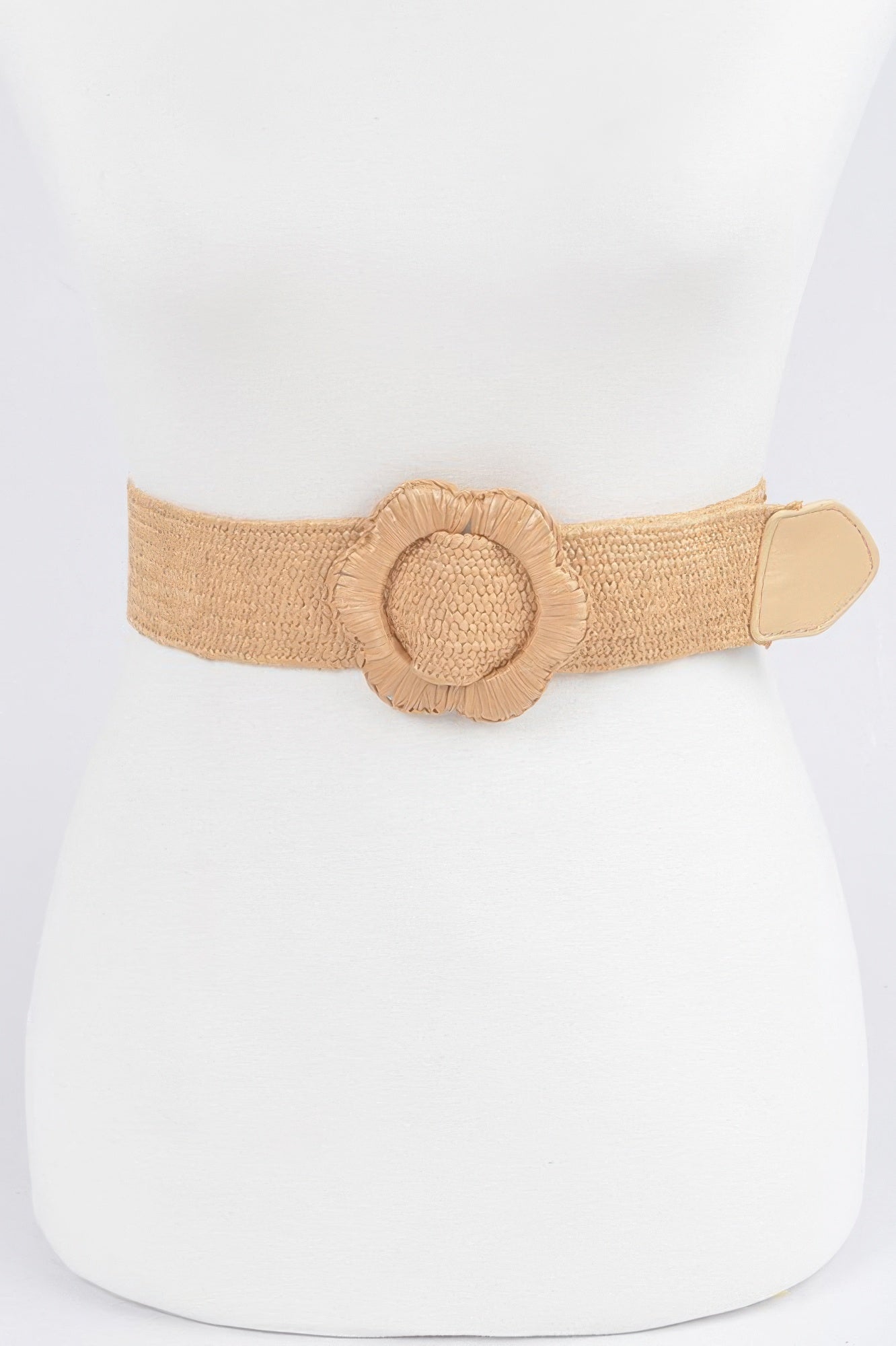Faux Straw Elastic Belt - Crowned Energy CO.