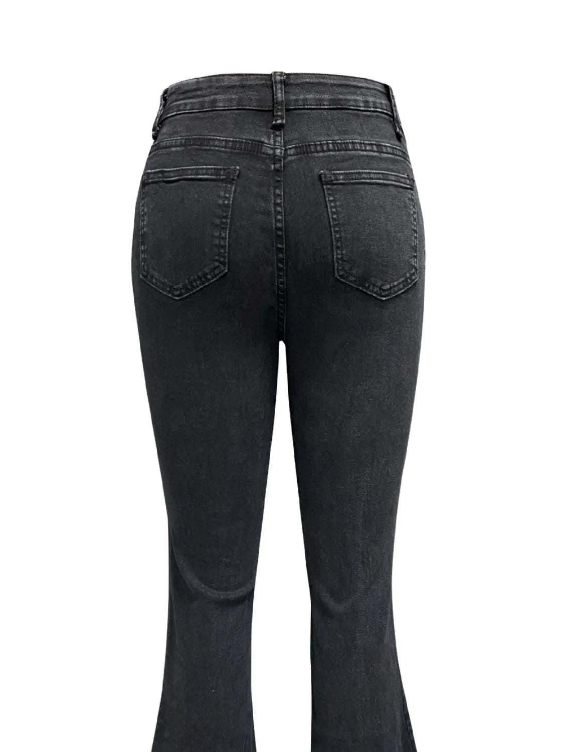 Crowned Energy CO. Medium / S Trendsi Bottoms/Jeans Flare Jeans with Pockets