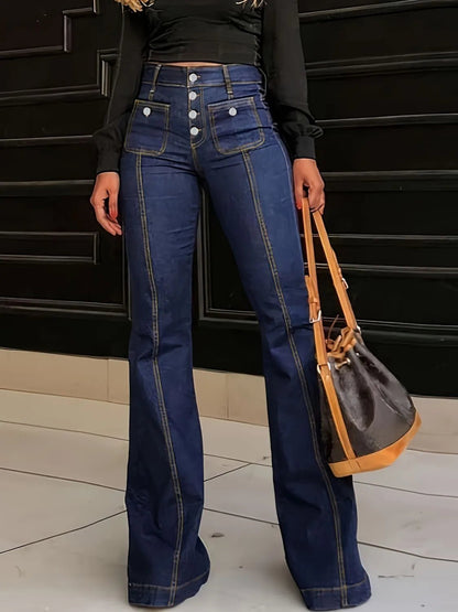 Flare Jeans with Pockets - Goddess Vibes