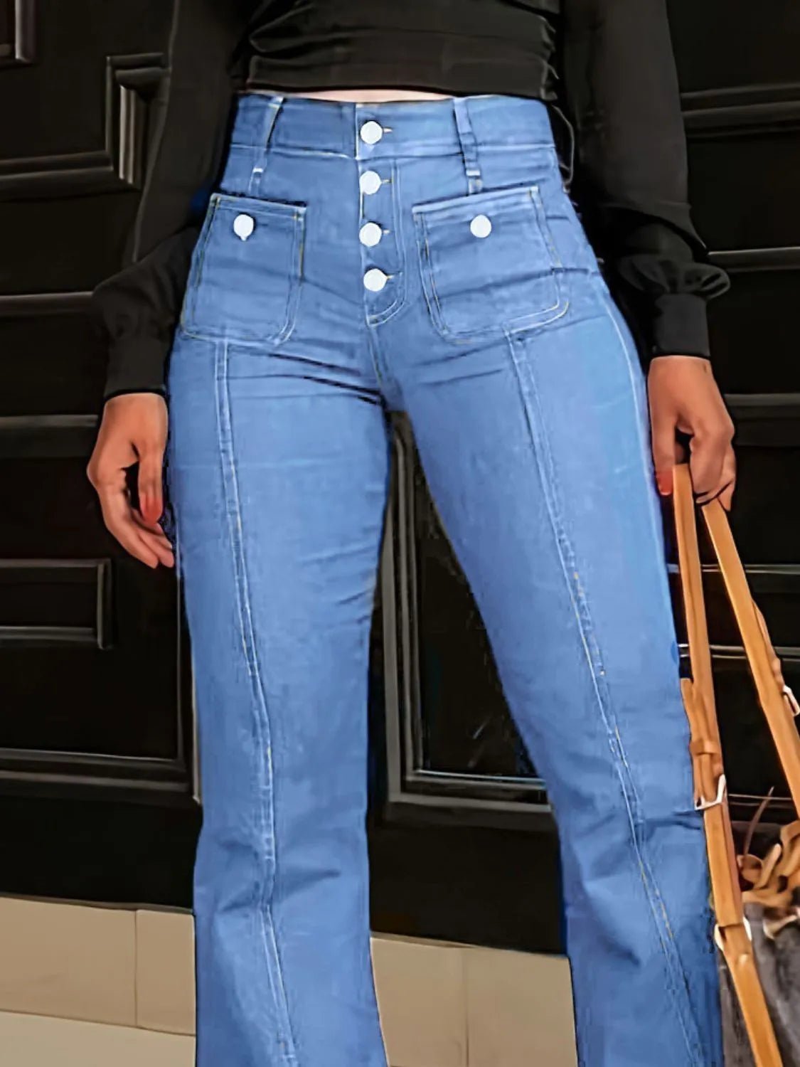 Flare Jeans with Pockets - Goddess Vibes