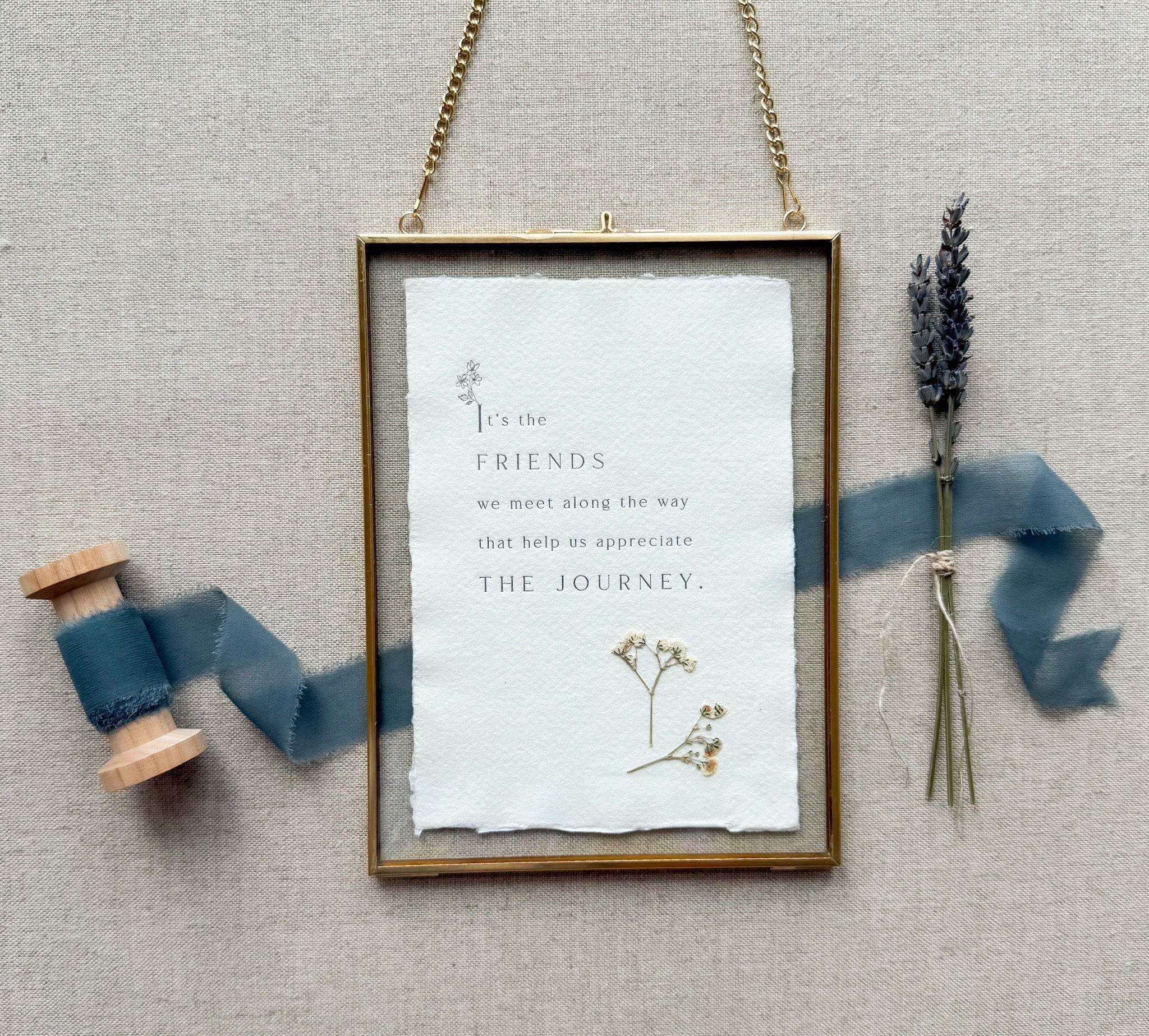 Friendship // Letterpress Print - Crowned Energy CO.
