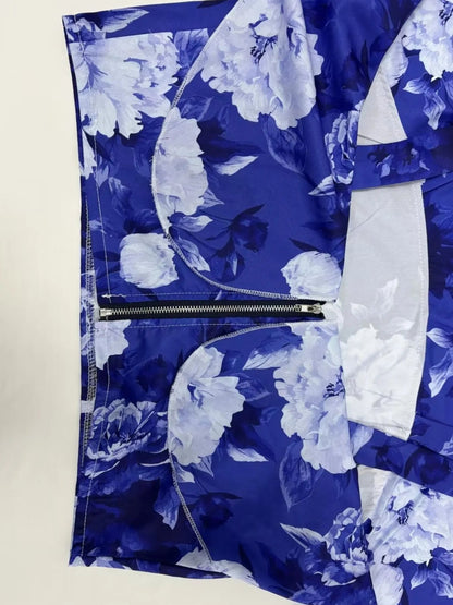 Full Size Floral Cami and Layered Skirt Set Plus Size - Goddess Vibes