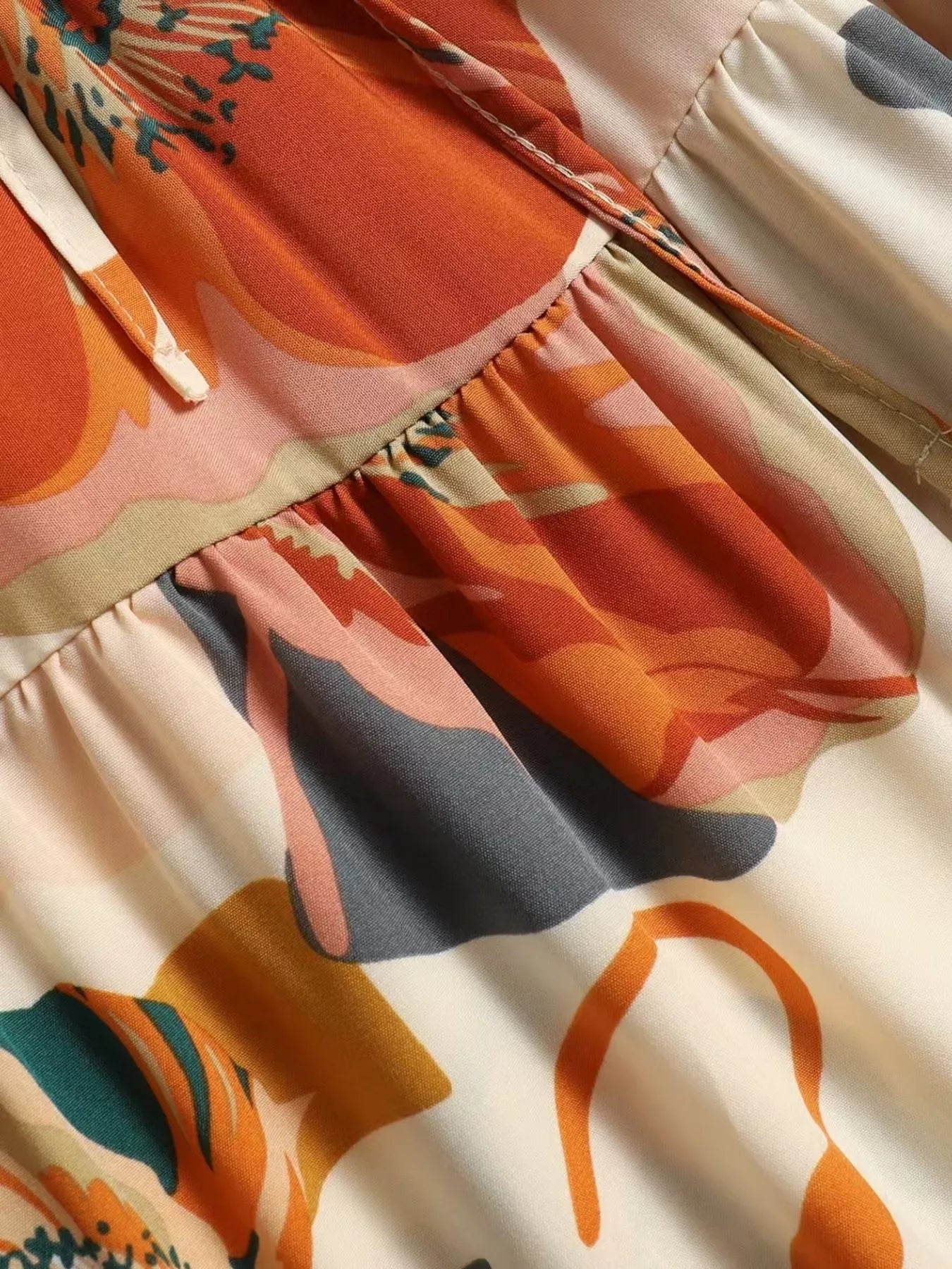 Full Size Floral Print Tiered Skirt Plus Size - Crowned Energy CO.