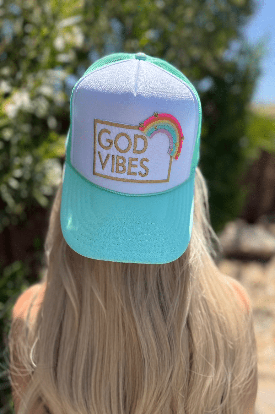 God Vibes Trucker Hat - Crowned Energy CO.