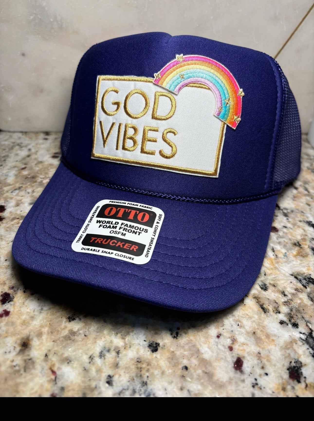God Vibes Trucker Hat - Crowned Energy CO.