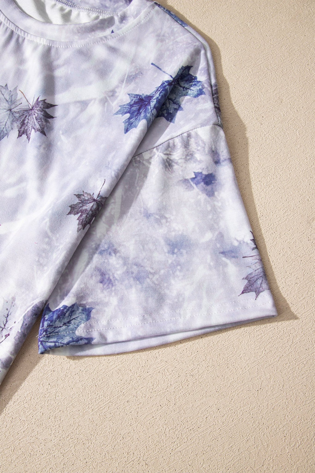 Gray Camouflage Woodland Print Drop Shoulder Tunic Tee - Crowned Energy CO.