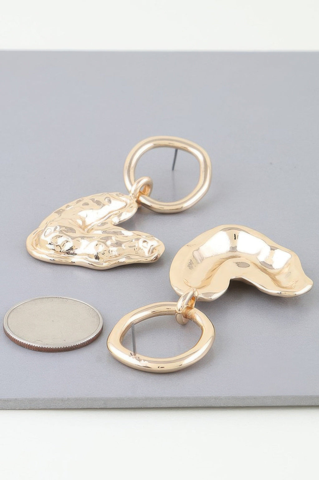 Hammered Boomerang Earrings - Goddess Vibes