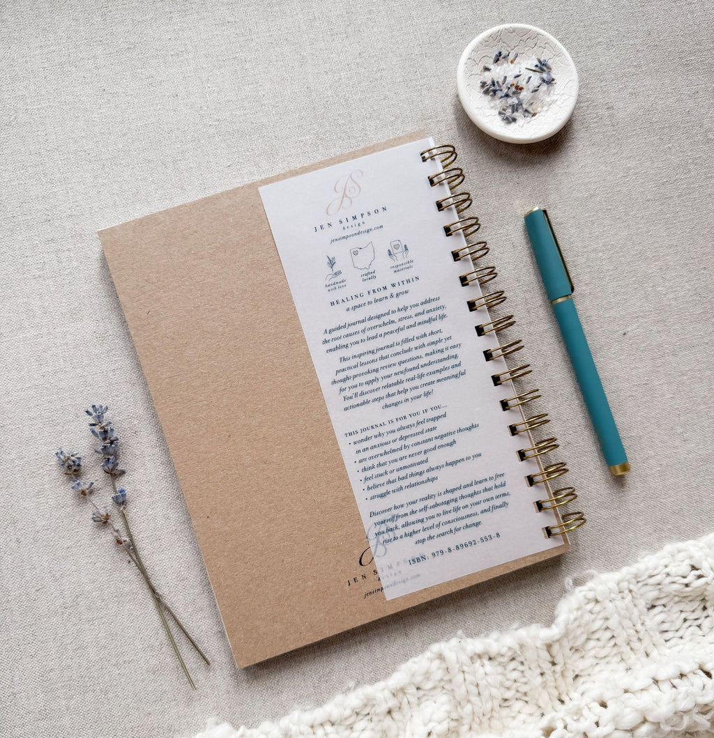 Healing From Within // Self - Transformation Journal - Crowned Energy CO.