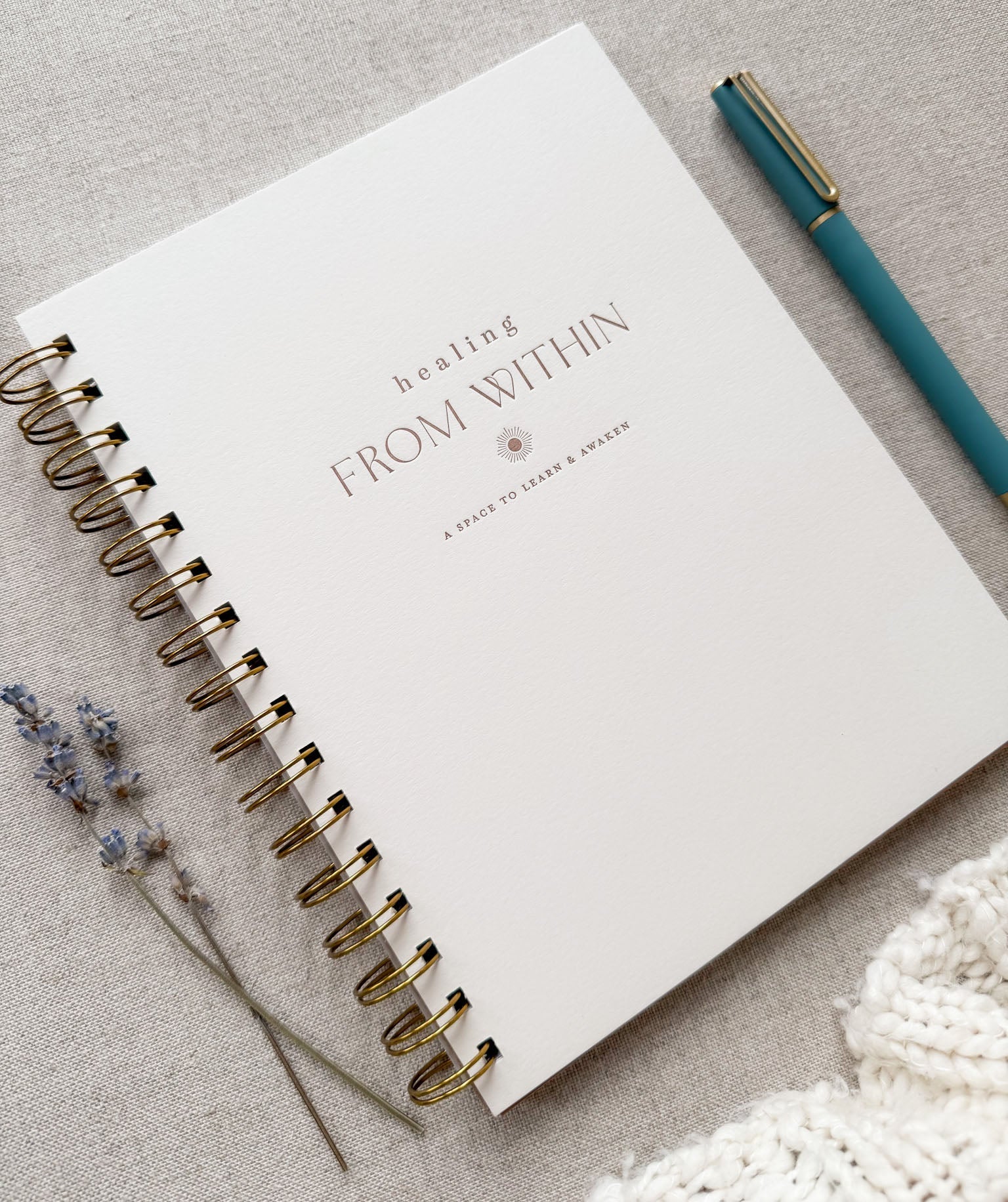 Healing From Within // Self - Transformation Journal - Crowned Energy CO.