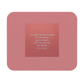 Crowned Energy CO. 9" × 8" / Rectangle Printify Home Decor Inspirational Pink Mouse Pad – Desk & Office Decor