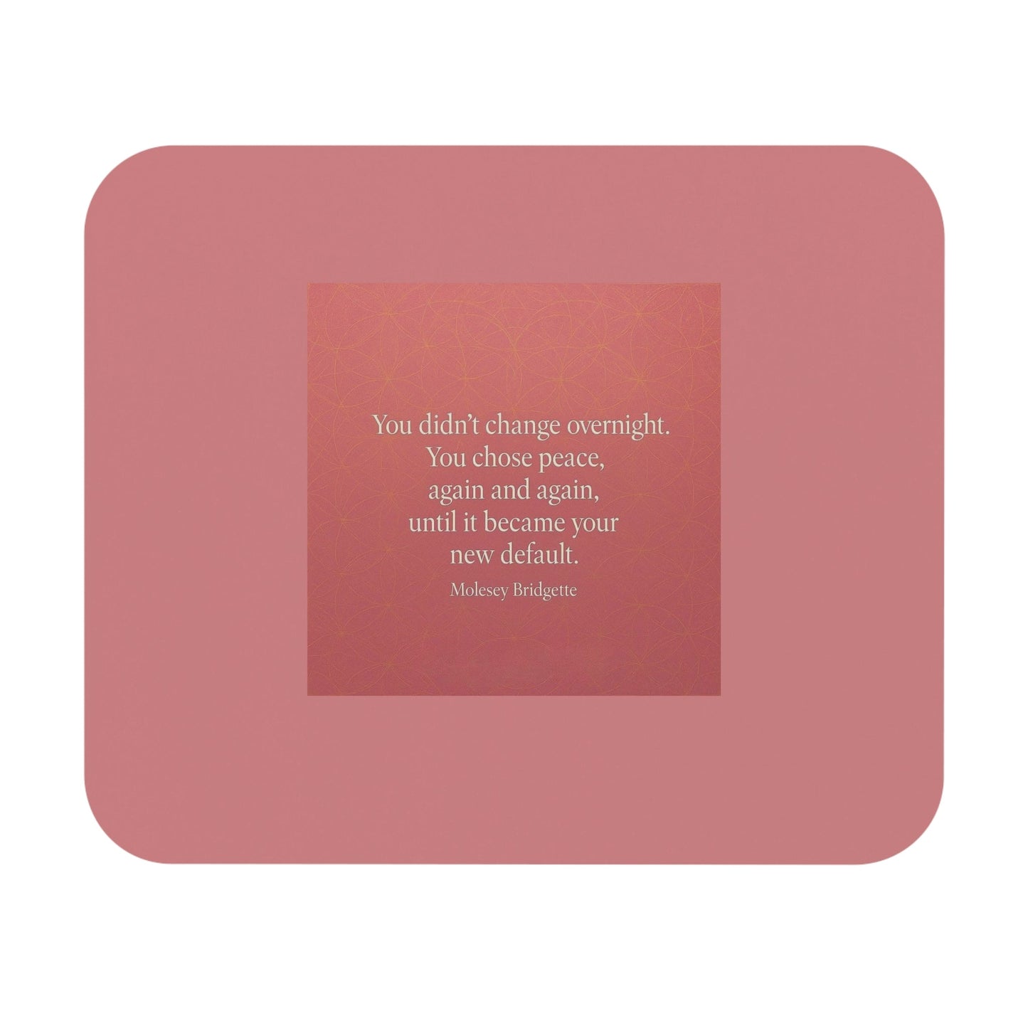 Inspirational Pink Mouse Pad – Desk & Office Decor - Goddess Vibes