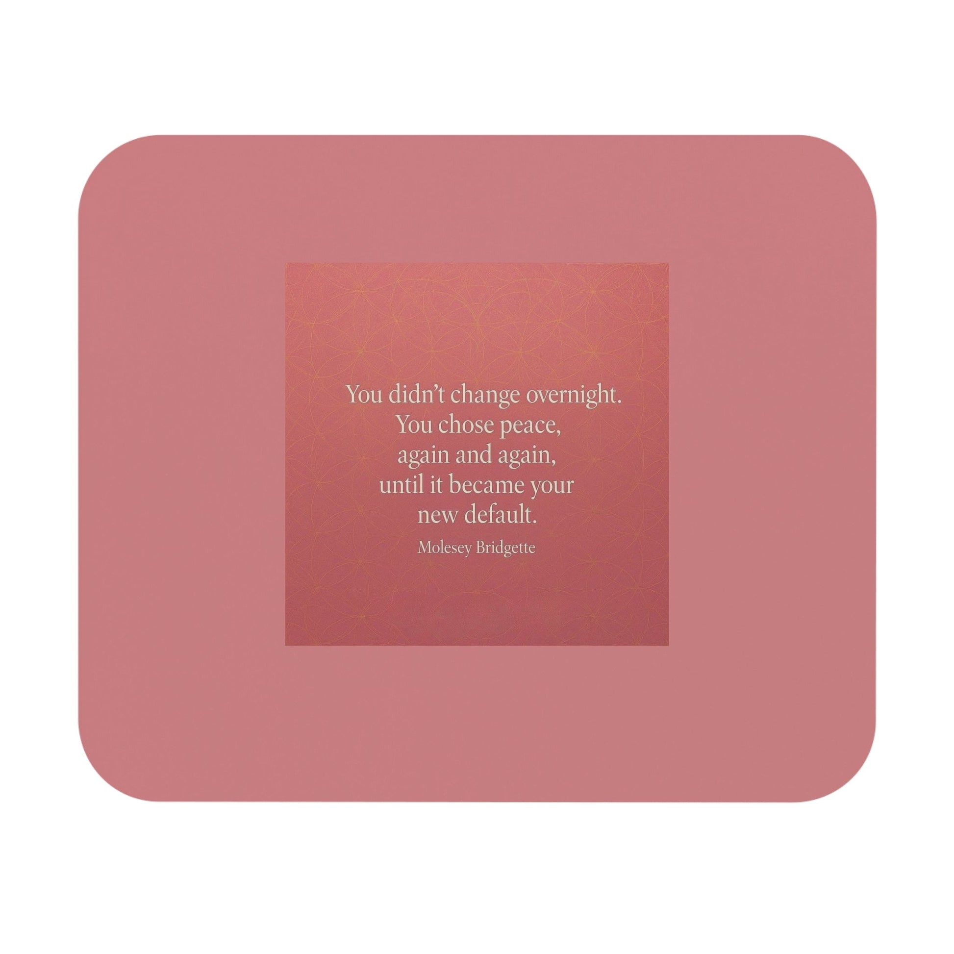 Inspirational Pink Mouse Pad – Desk & Office Decor - Goddess Vibes