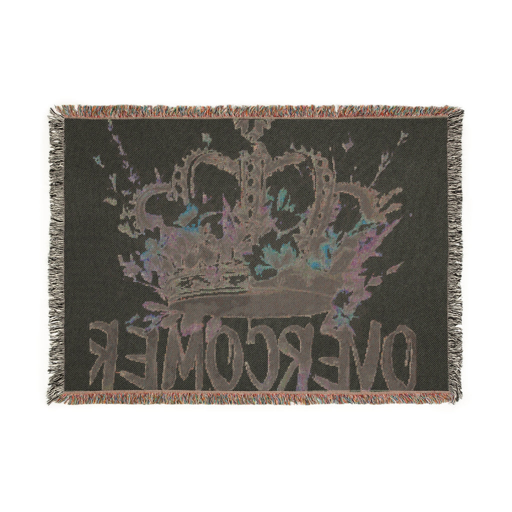 Inspirational Woven Blanket - Perfect Gift for Resilience and Comfort, Cozy Throw, Overcomer - Goddess Vibes