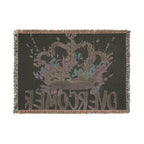 Inspirational Woven Blanket - Perfect Gift for Resilience and Comfort, Cozy Throw, Overcomer - Goddess Vibes