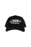Jesus My Real Hero Hat - clearance - Crowned Energy CO.