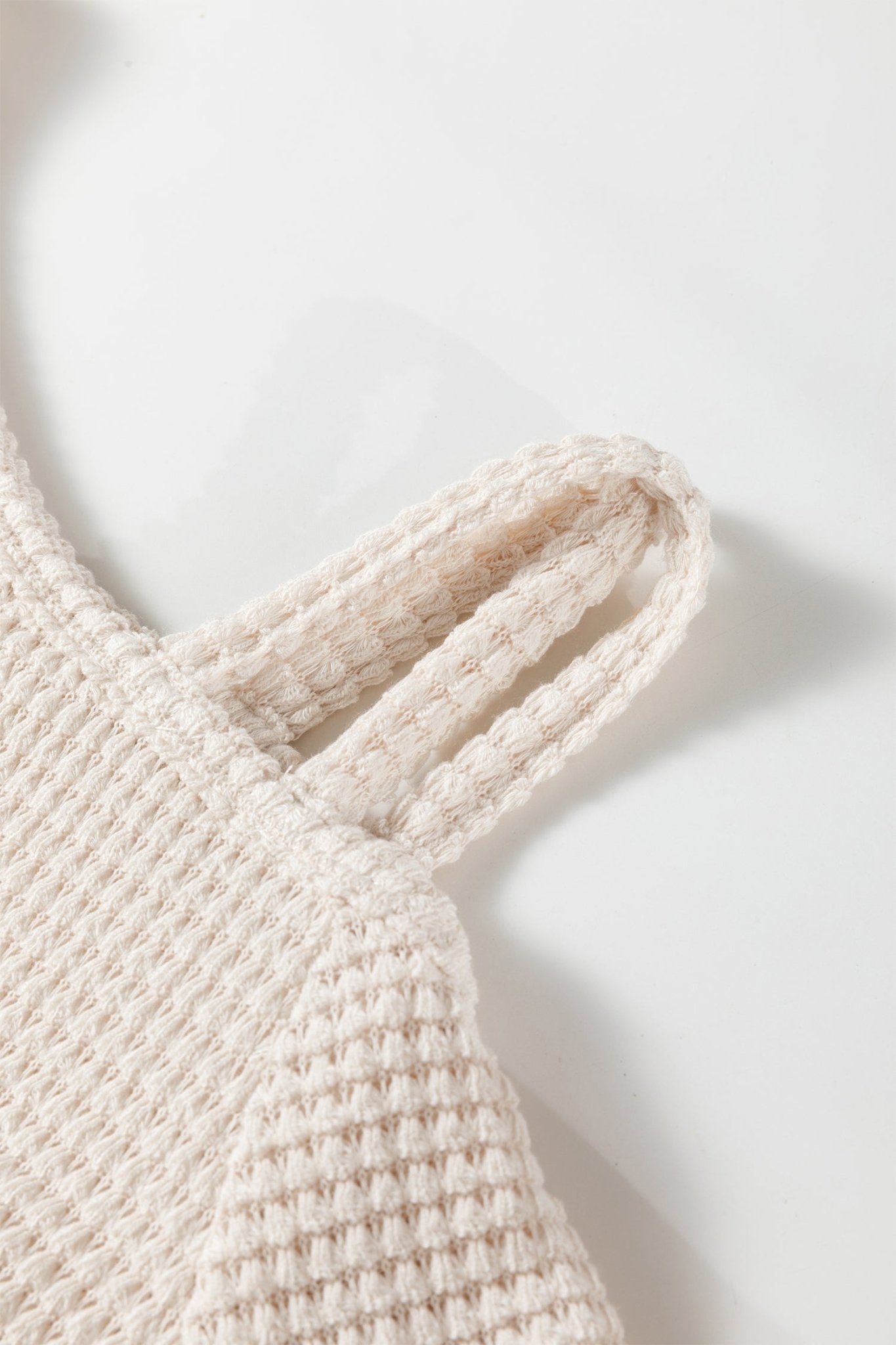 Jet Stream Solid Color Textured Knit Asymmetric Shoulder Long Sleeve Top - Crowned Energy CO.