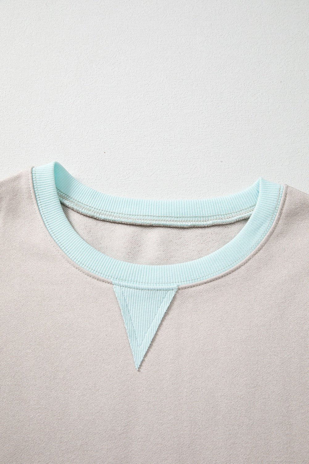 Jet Stream Striped Colorblock Patchwork Drop Shoulder Sweatshirt - Goddess Vibes