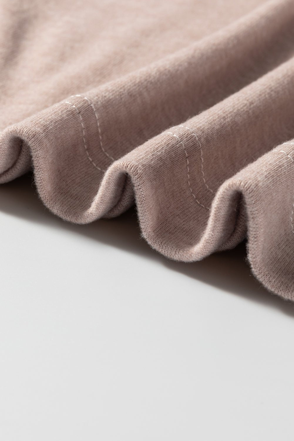 Khaki Colorblock Long Sleeve Crew Neck Top - Goddess Vibes