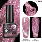 Laser Cat's Eye Gel Nail Polish - Crowned Energy CO.