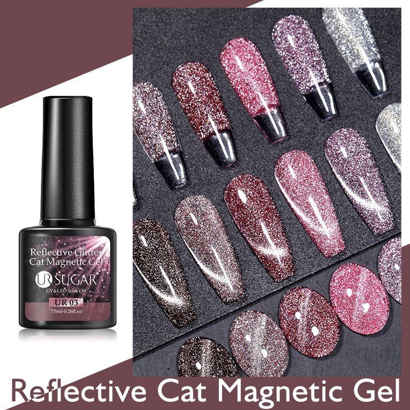 Laser Cat's Eye Gel Nail Polish - Crowned Energy CO.