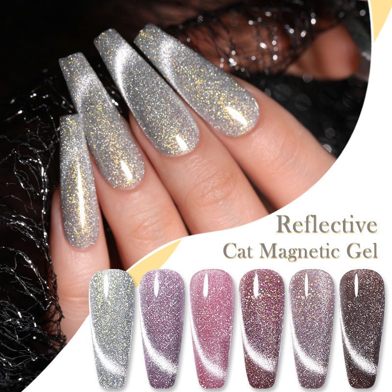 Laser Cat's Eye Gel Nail Polish - Crowned Energy CO.