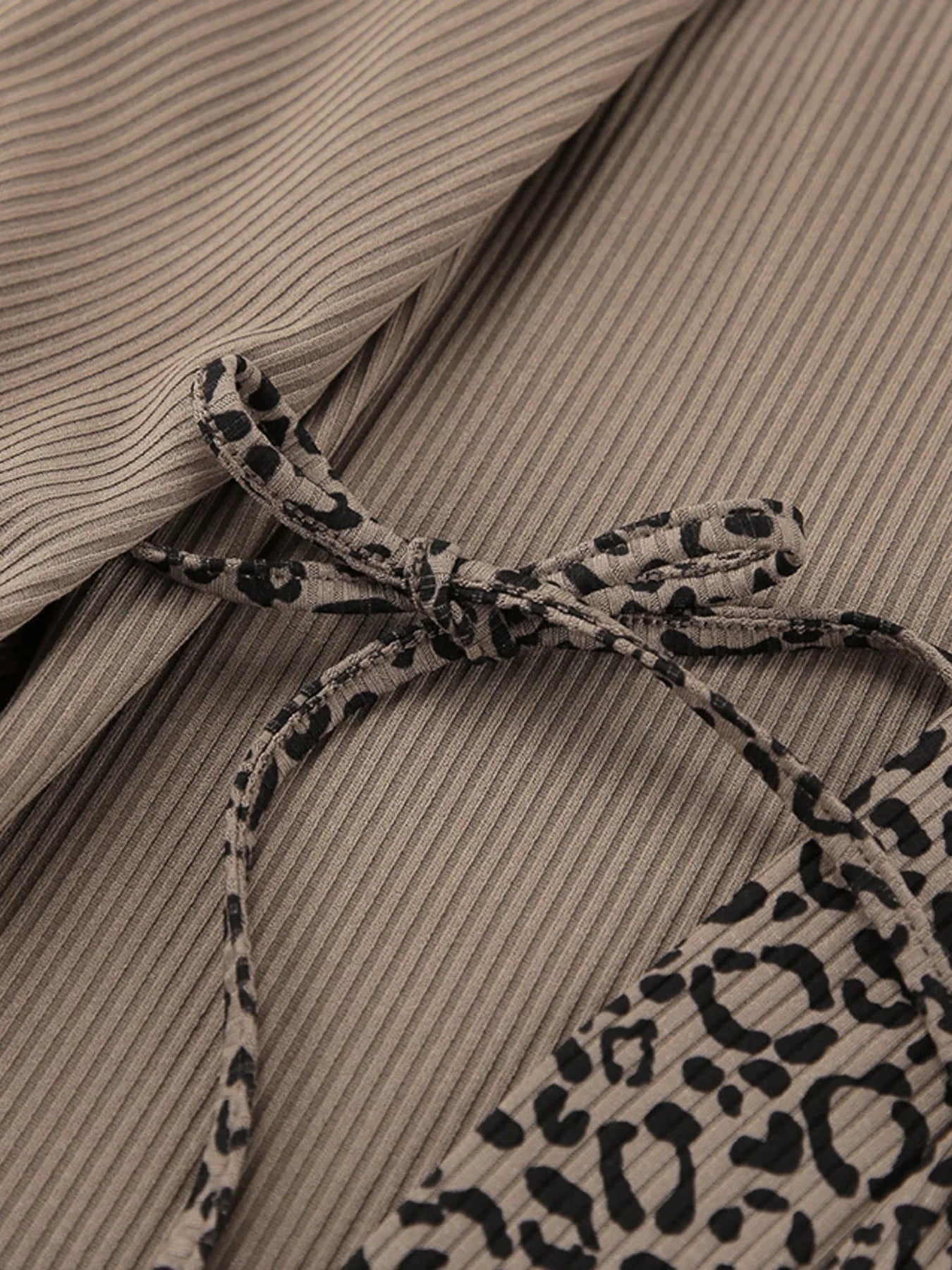 Leopard Cami Cardigan and Shorts 3 - Piece Set - Goddess Vibes