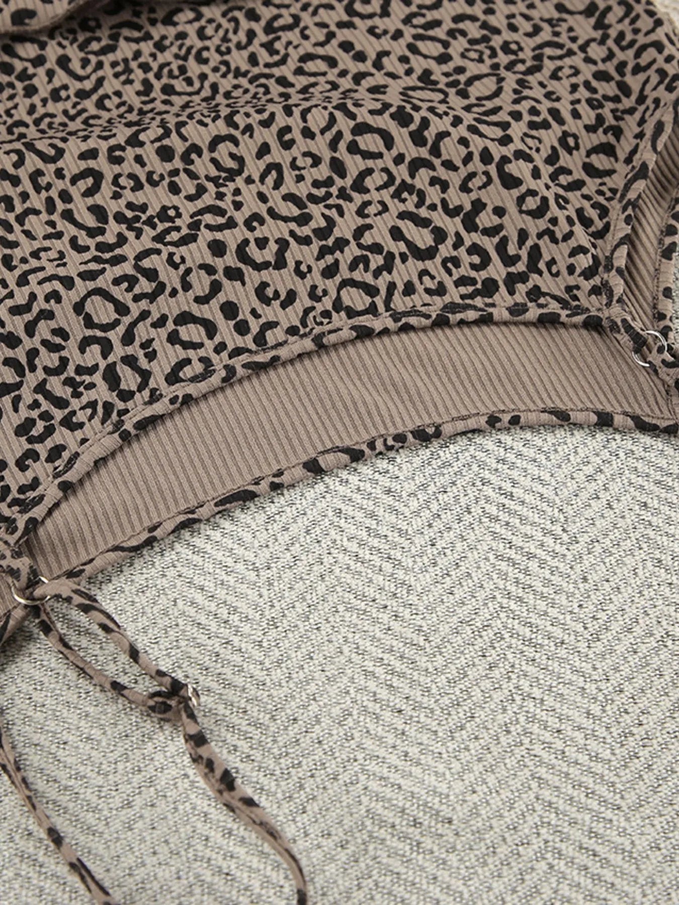 Leopard Cami Cardigan and Shorts 3 - Piece Set - Goddess Vibes