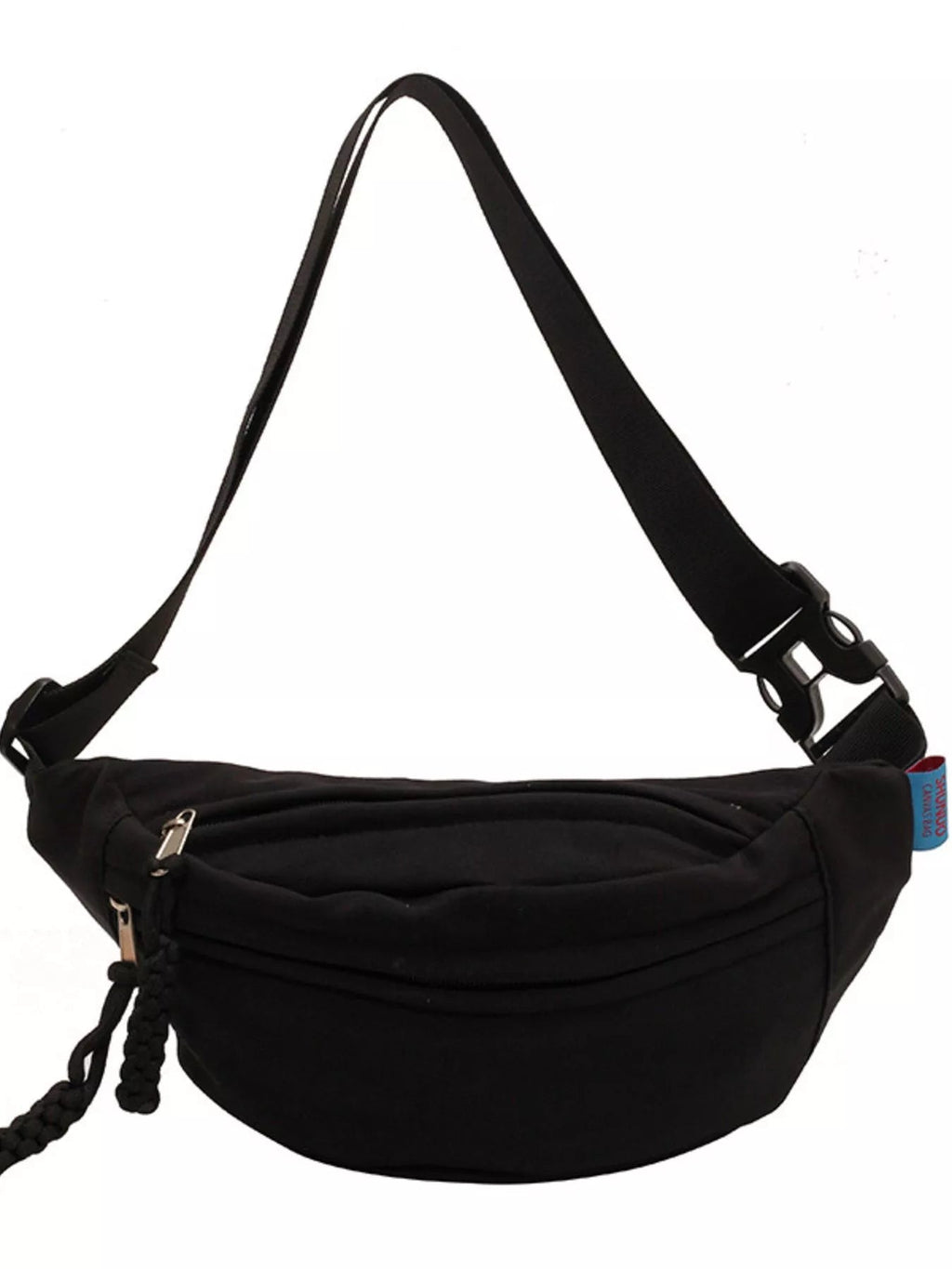 Lightweight Crossbody Bag with Tassel Detail - Crowned Energy CO.