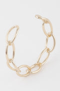 Link Chain Cuff Bracelet - Crowned Energy CO.