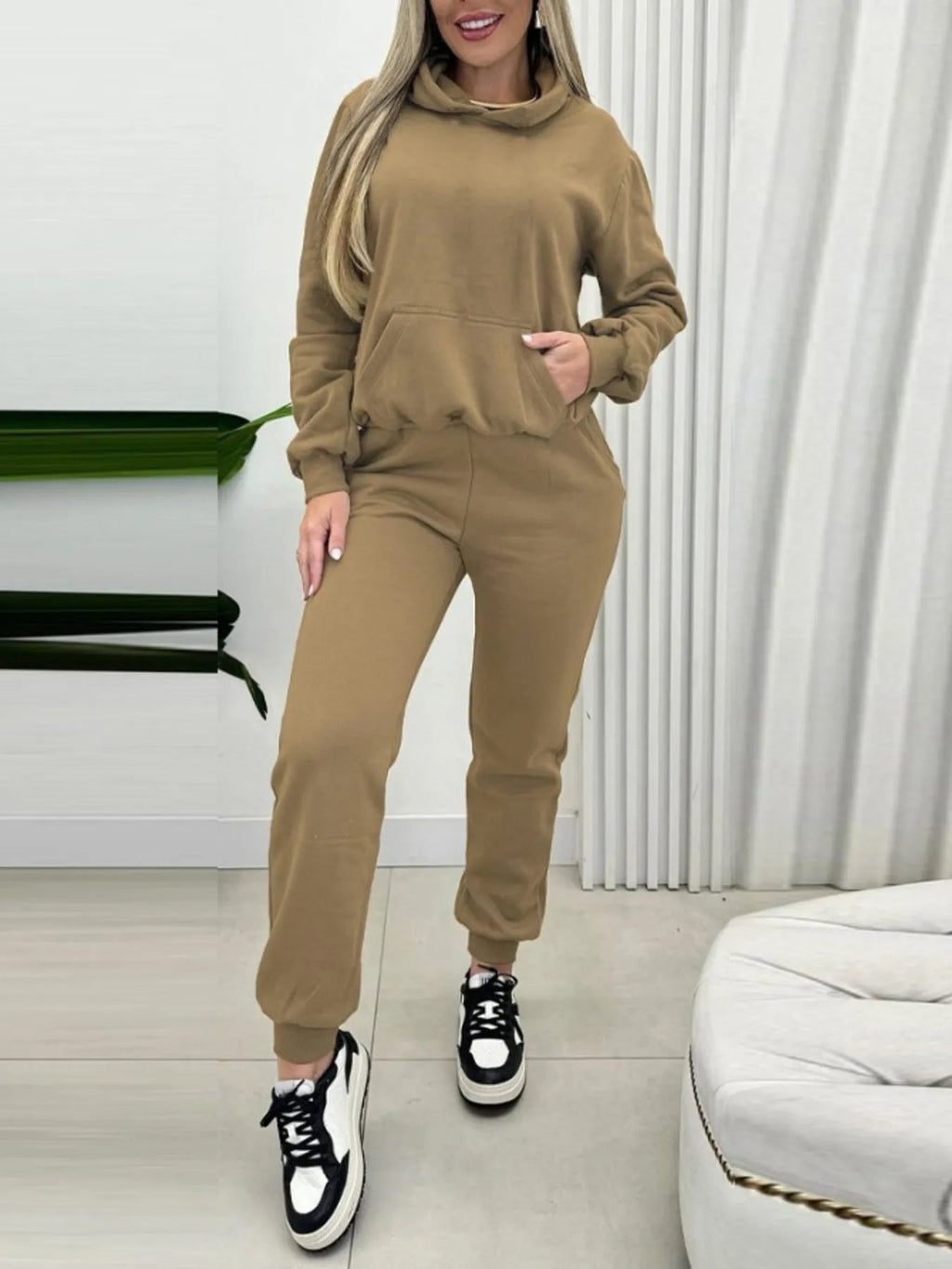 Long Sleeve Hoodie and Joggers Set - Goddess Vibes
