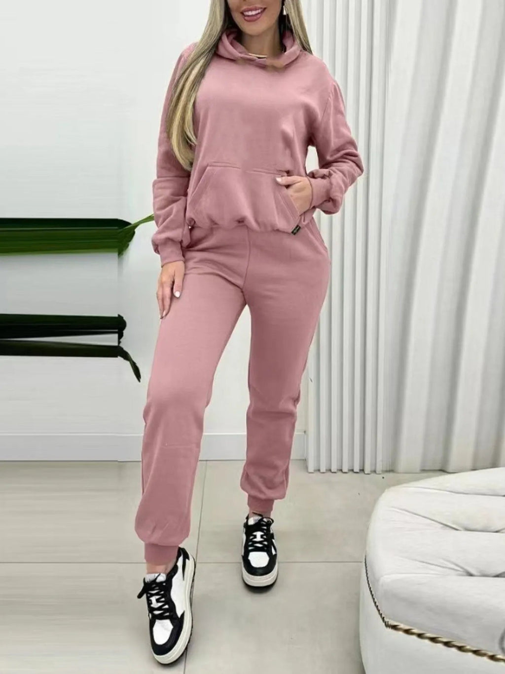 Long Sleeve Hoodie and Joggers Set - Goddess Vibes