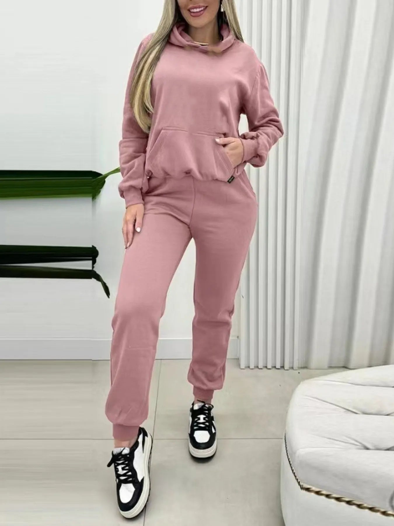Long Sleeve Hoodie and Joggers Set - Goddess Vibes