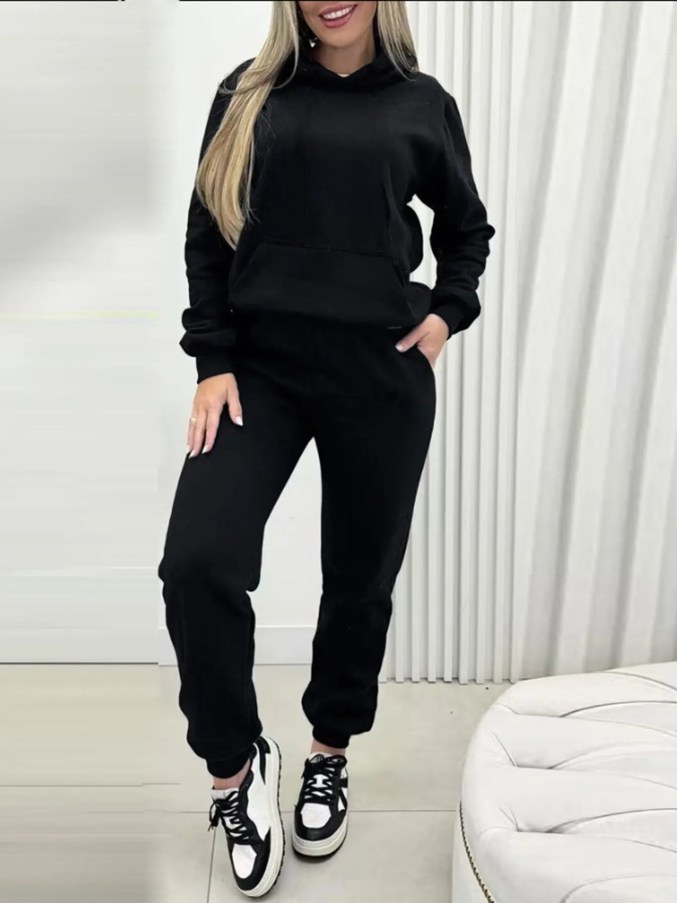 Long Sleeve Hoodie and Joggers Set - Goddess Vibes