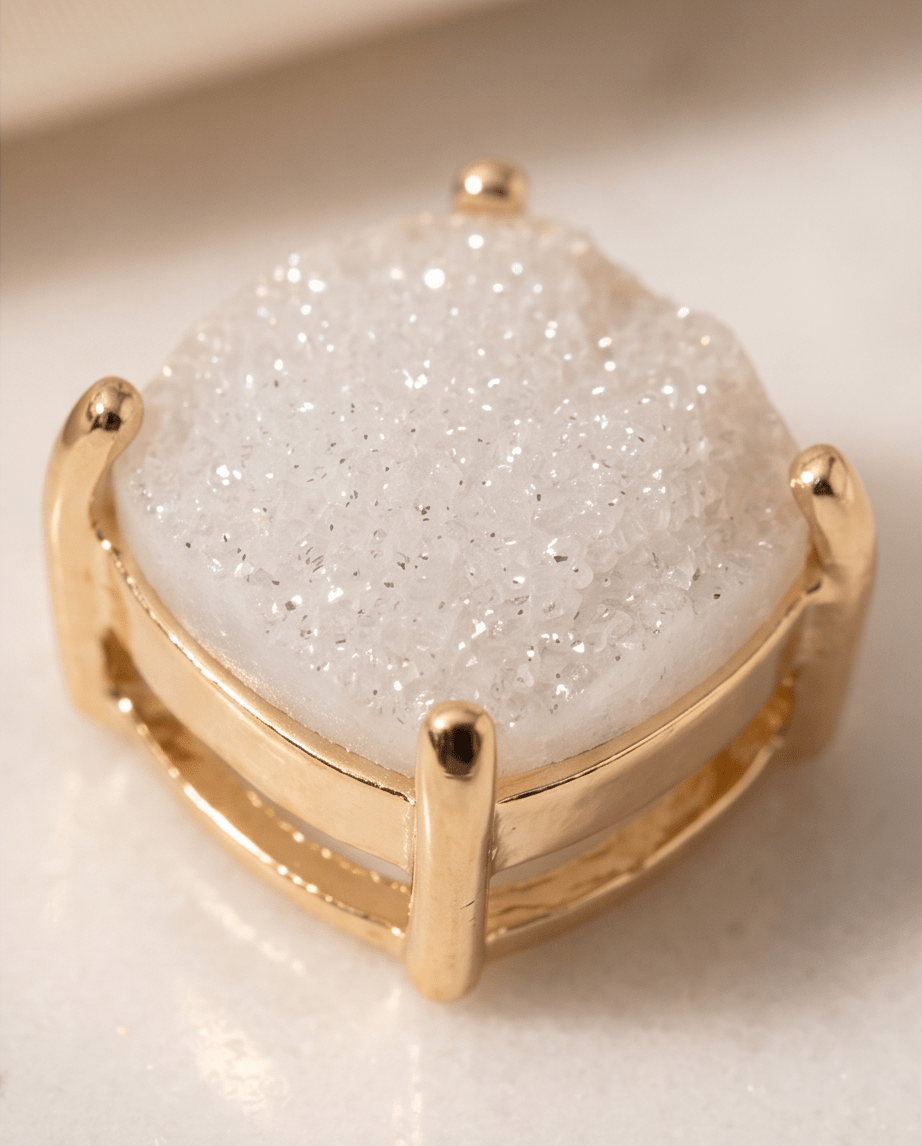 Luxury Square Stud Earrings - Crowned Energy CO.