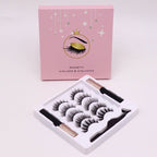 Magnetic Eyelashes Eyeliner Set Long Lasting False Mink Waterproof - Goddess Vibes