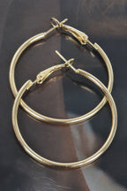 Metal 40mm Hoop Earring - Goddess Vibes