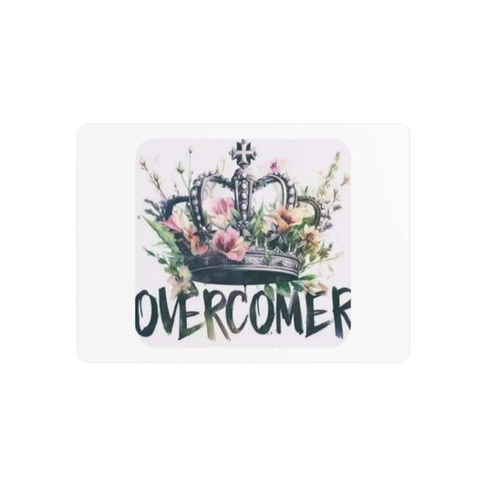 Metal Art Sign - Overcomer Crown Decor, Inspirational Wall Art, Home Office Decor, Gift for Encouragement, Uplifting Art - Goddess Vibes