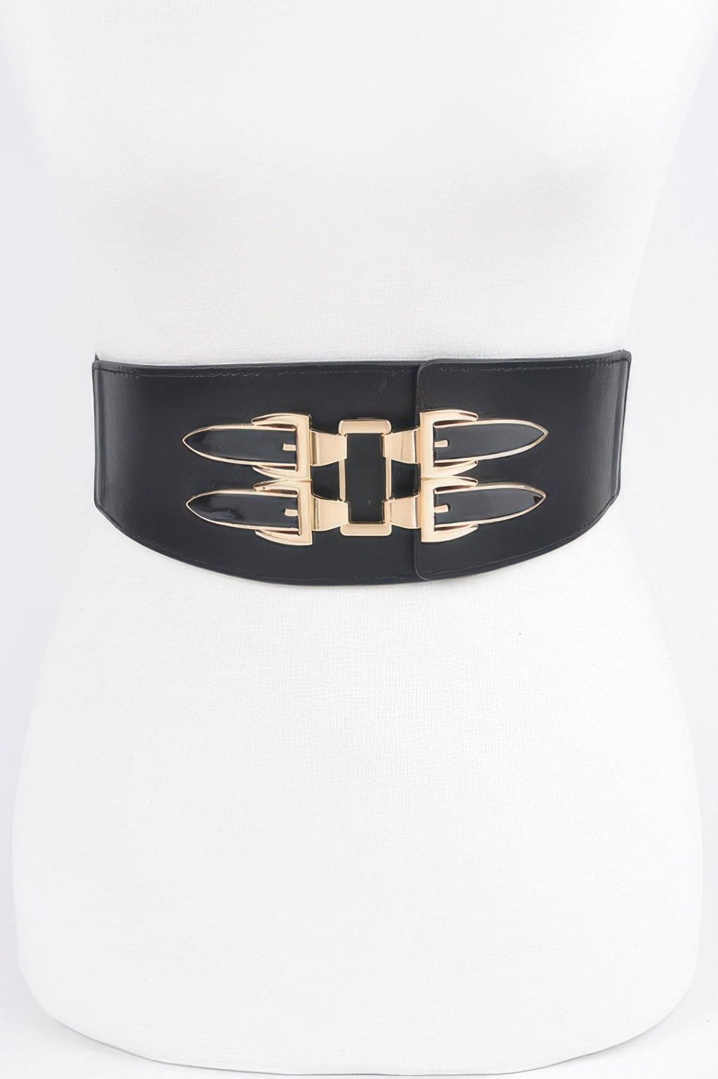 Metal Buckle Elastic Belt - Crowned Energy CO.