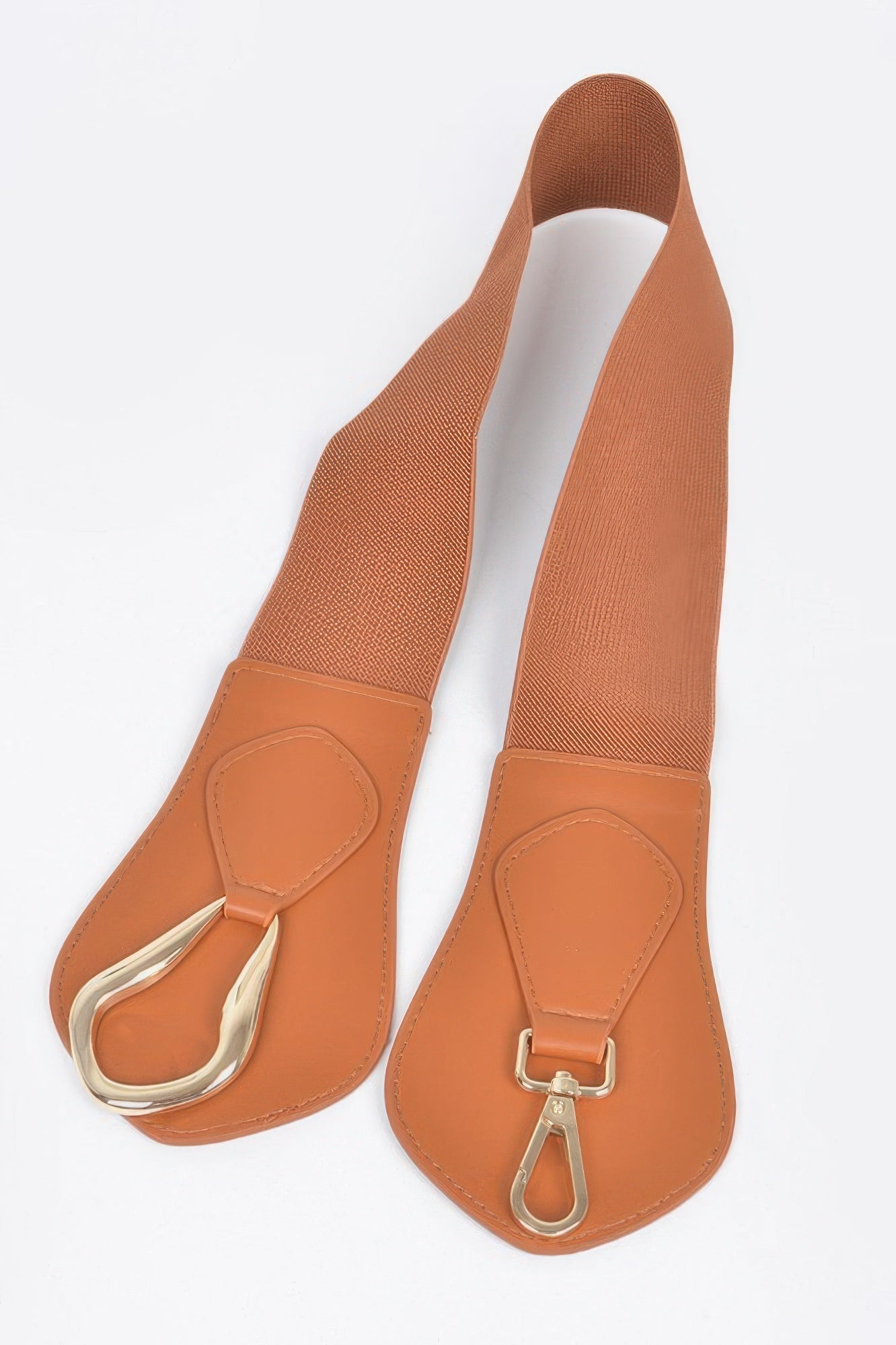 Metal Buckle Elastic Belt - Crowned Energy CO.