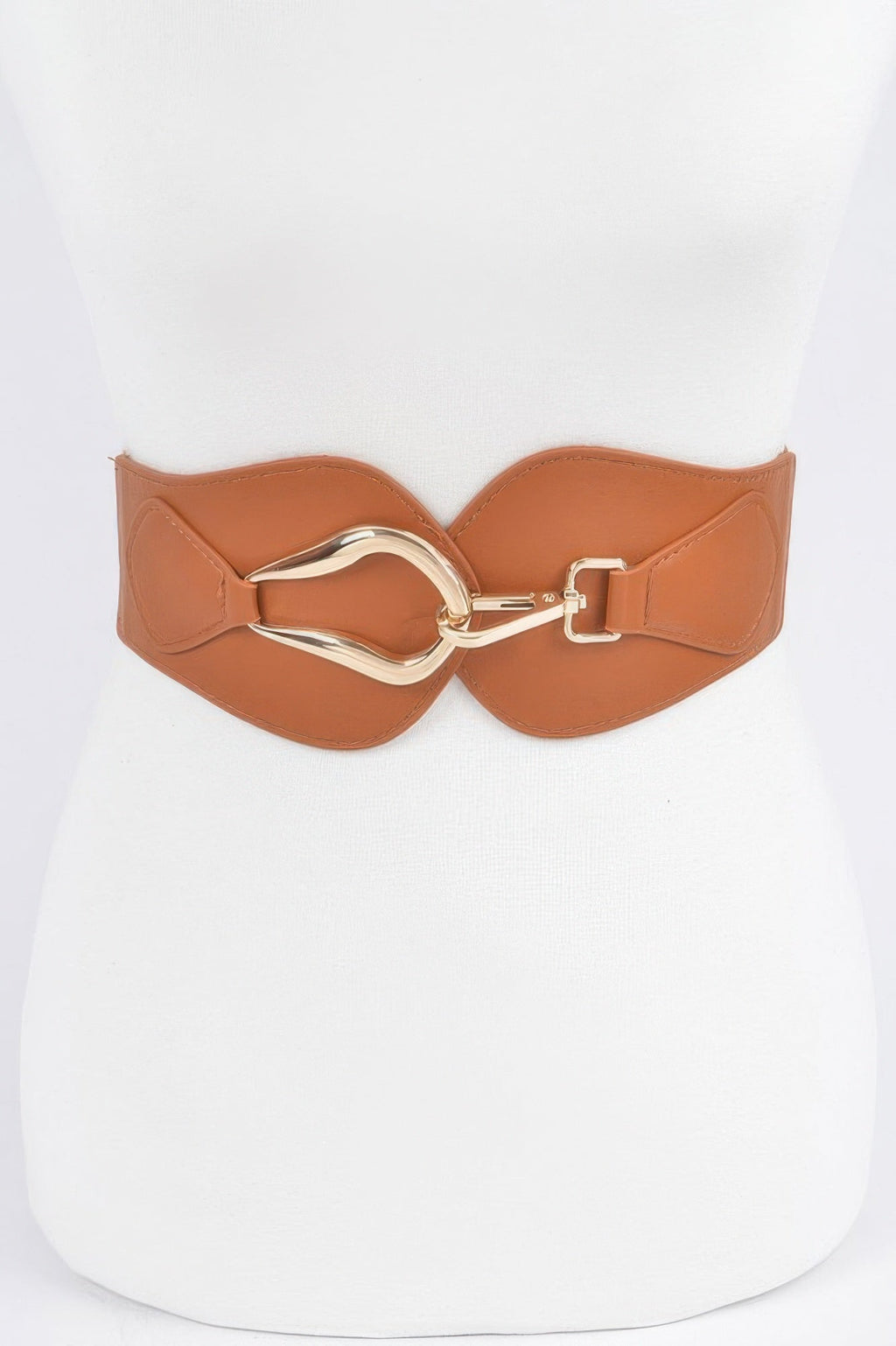 Metal Buckle Elastic Belt - Crowned Energy CO.