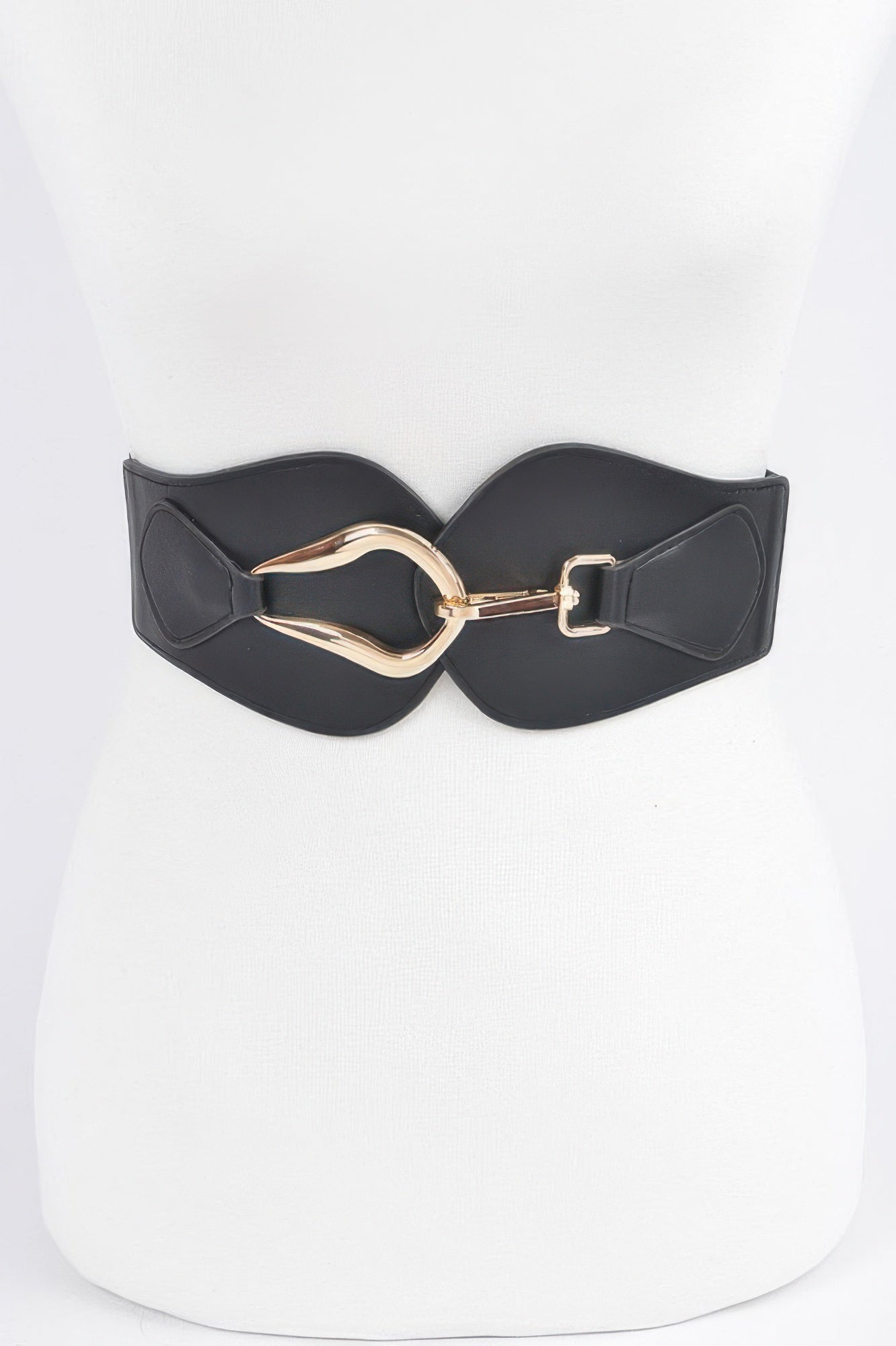 Metal Buckle Elastic Belt - Crowned Energy CO.