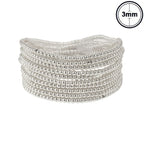 Metallic Crimp Bead Bracelet Set - Goddess Vibes