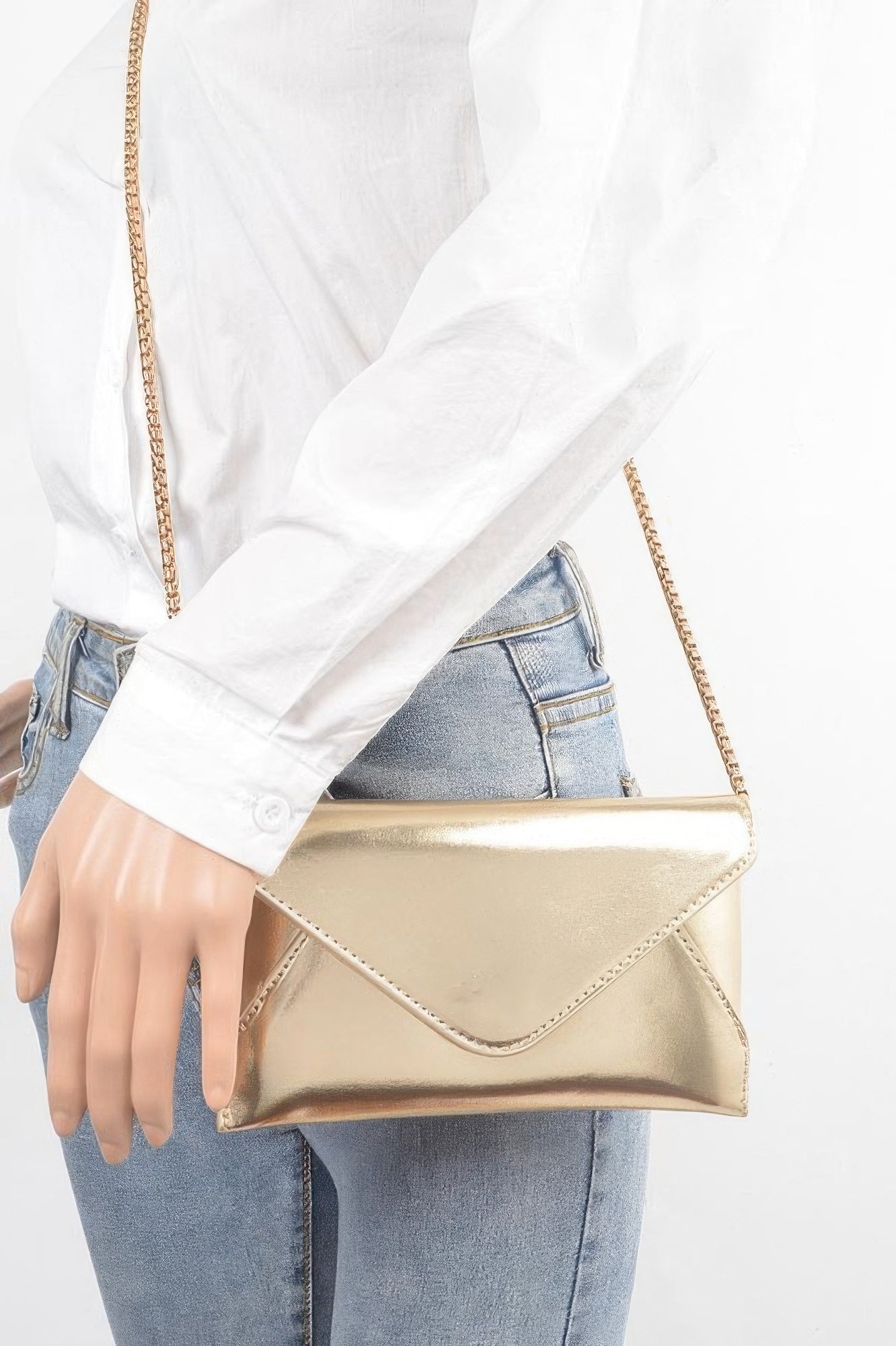 Metallic Small Envelope Clutch - Goddess Vibes