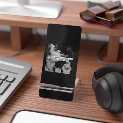 Mobile Stand for Smartphones | Sleek Desk Display with Inspirational Quote | Perfect for Office, Home, Gifts, and Holidays - Goddess Vibes