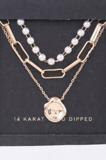 Multi Pendant Link Chain Necklace - Goddess Vibes