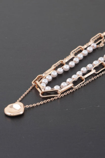 Multi Pendant Link Chain Necklace - Goddess Vibes