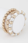 Multi Stone Beaded Bracelet - Crowned Energy CO.