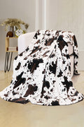 Multicolour Cow Spots Plush Blanket - Crowned Energy CO.