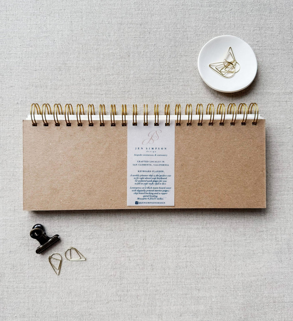 New! Plan It // Keyboard Planner - Crowned Energy CO.